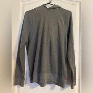 Levi's Gray Long Sleeve Waffle Knit Pull Over‎ Hoodie S Basic Casual Minimalist